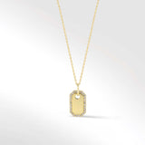 Loyalty Dog Tag in Diamond
