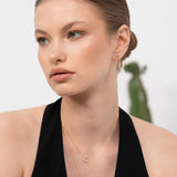 Moonbeam Necklace in Diamond