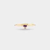 Palace Ring in Amethyst and Diamond