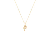 Calligraphy Pendant in Diamond