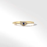 Envy Ring in Sapphire and Diamond