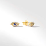 Envy Studs in Sapphire and Diamond