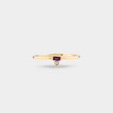 Palace Ring in Amethyst and Diamond