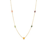 Utopia Necklace in Multicolor Sapphire